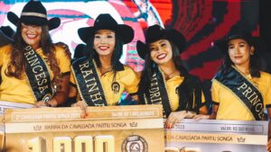 Ao som da banda Vaqueirama, concurso elege Rainha e Princesas da cavalgada Partiu Songa 2023